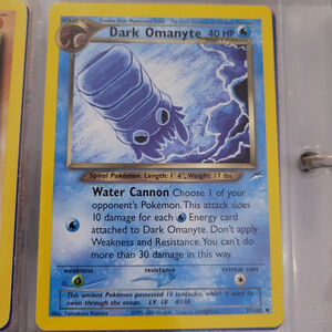 Pokemon Card Dark Omanyte